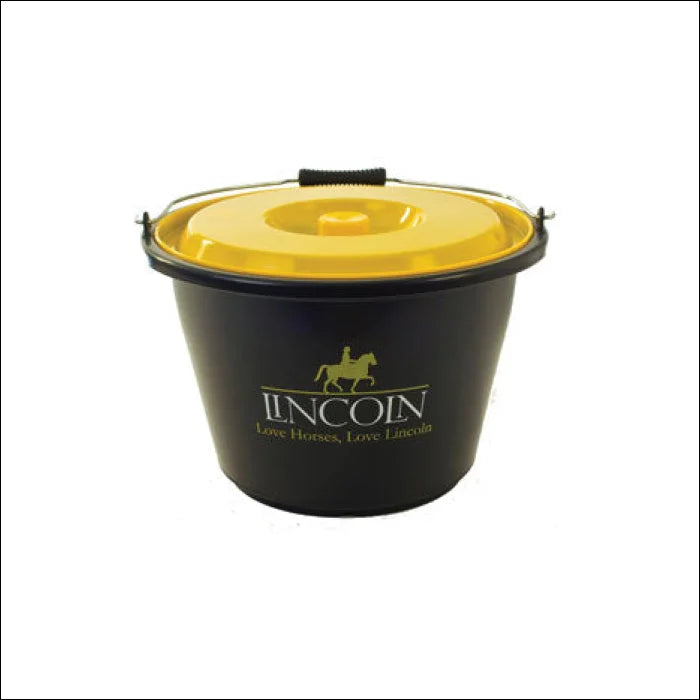 Lincoln 18L Bucket with Lid Black