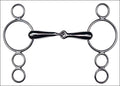 3 Ring Gag Bit - 6