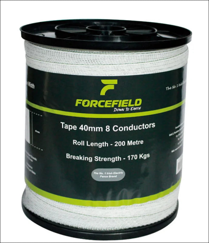 Electric Fence Tape | 40mm - 8 Conductor (200m)