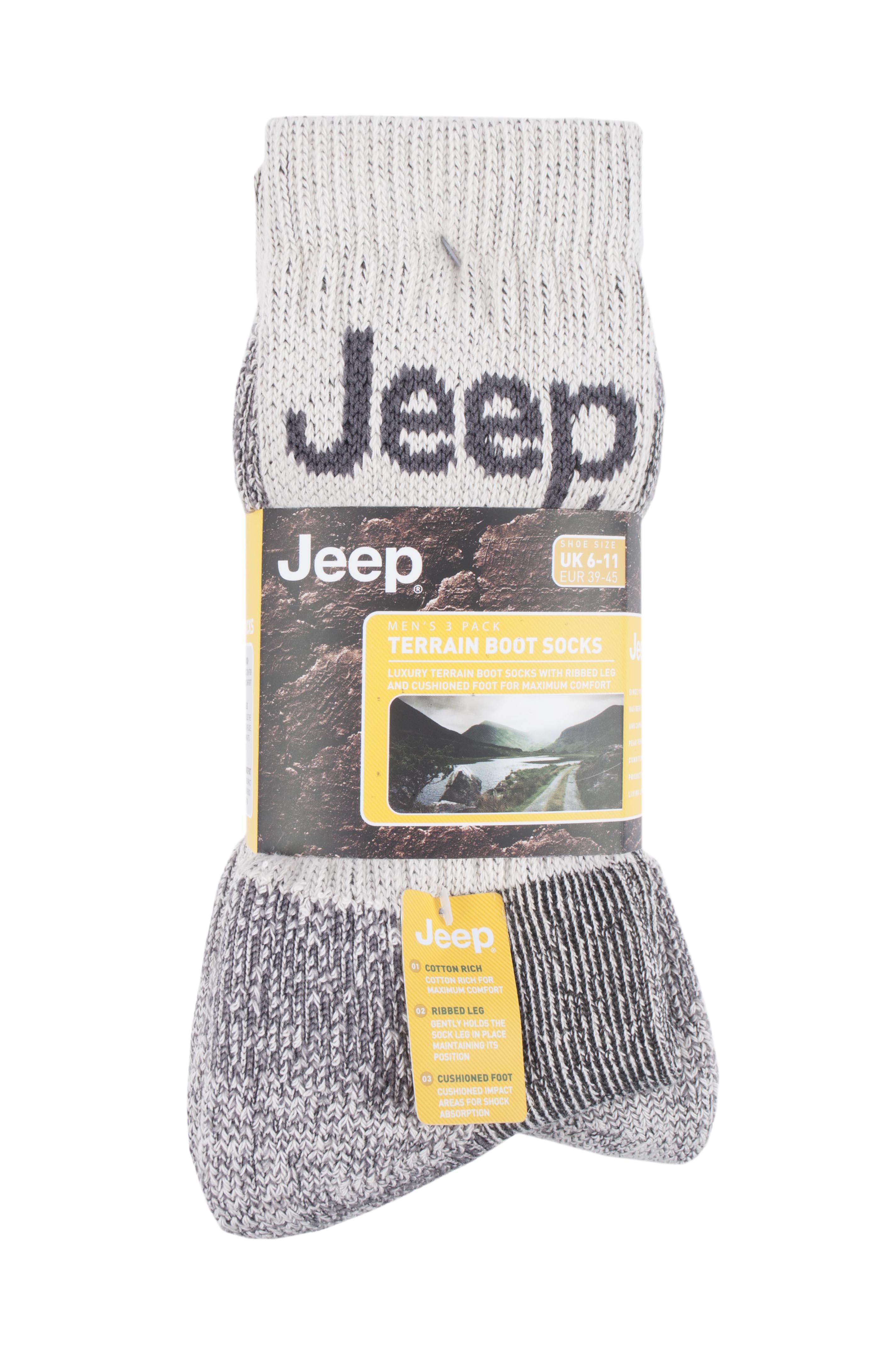 Mens Jeep Socks3 pack