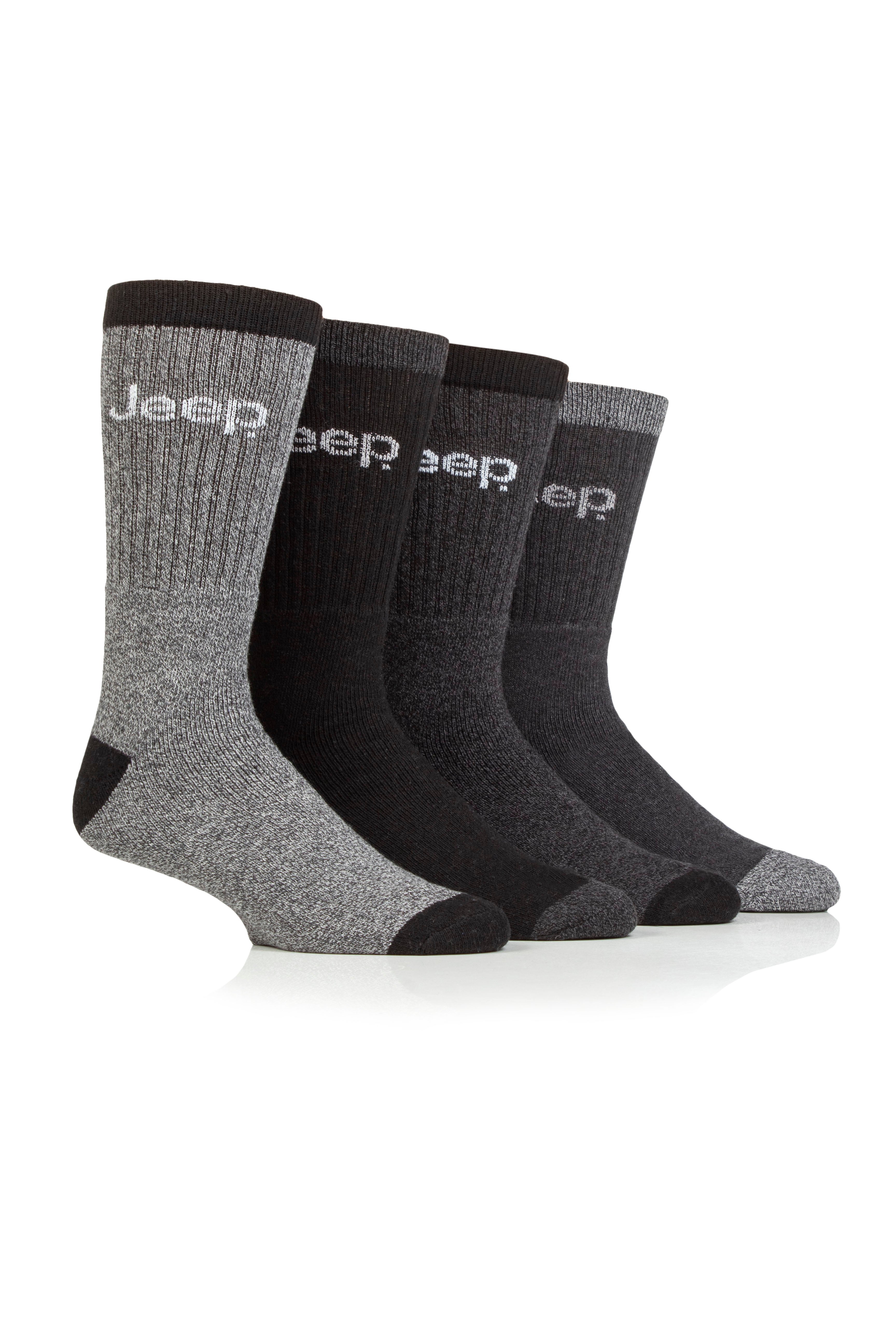 Mens Jeep Socks 4 pack