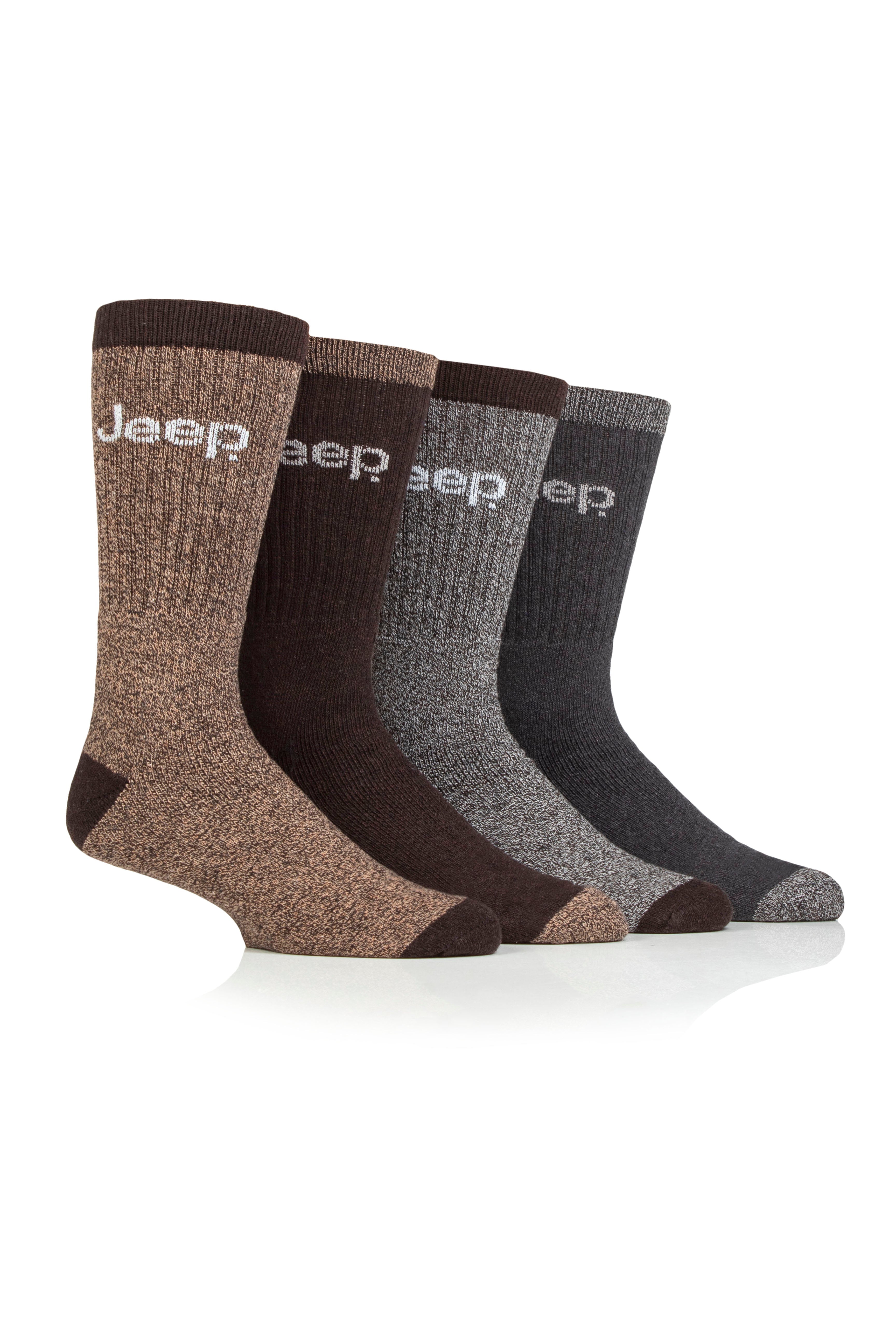 Mens Jeep Socks 4 pack