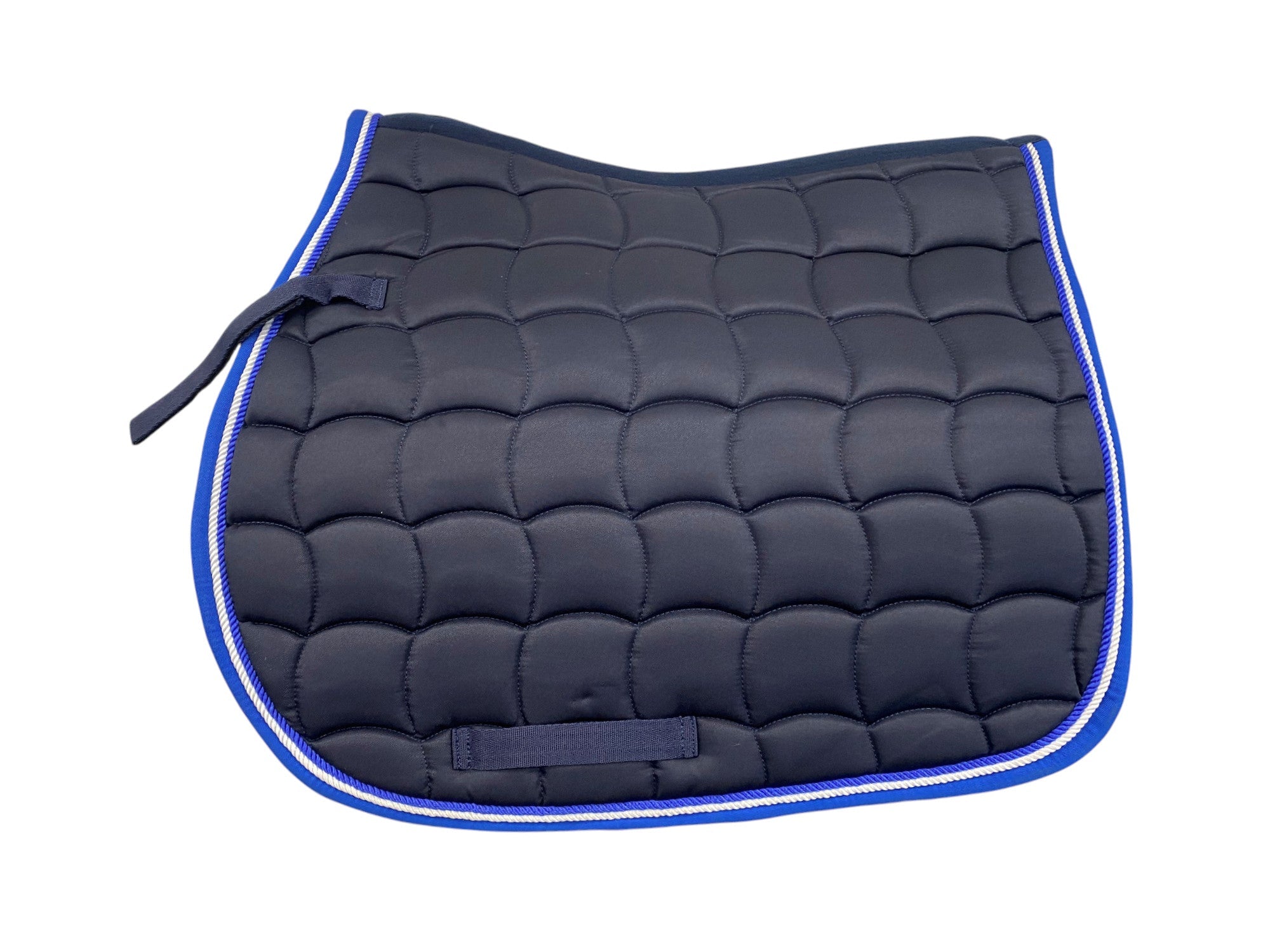 Turfmasters Piped Saddlepad Navy/Blue