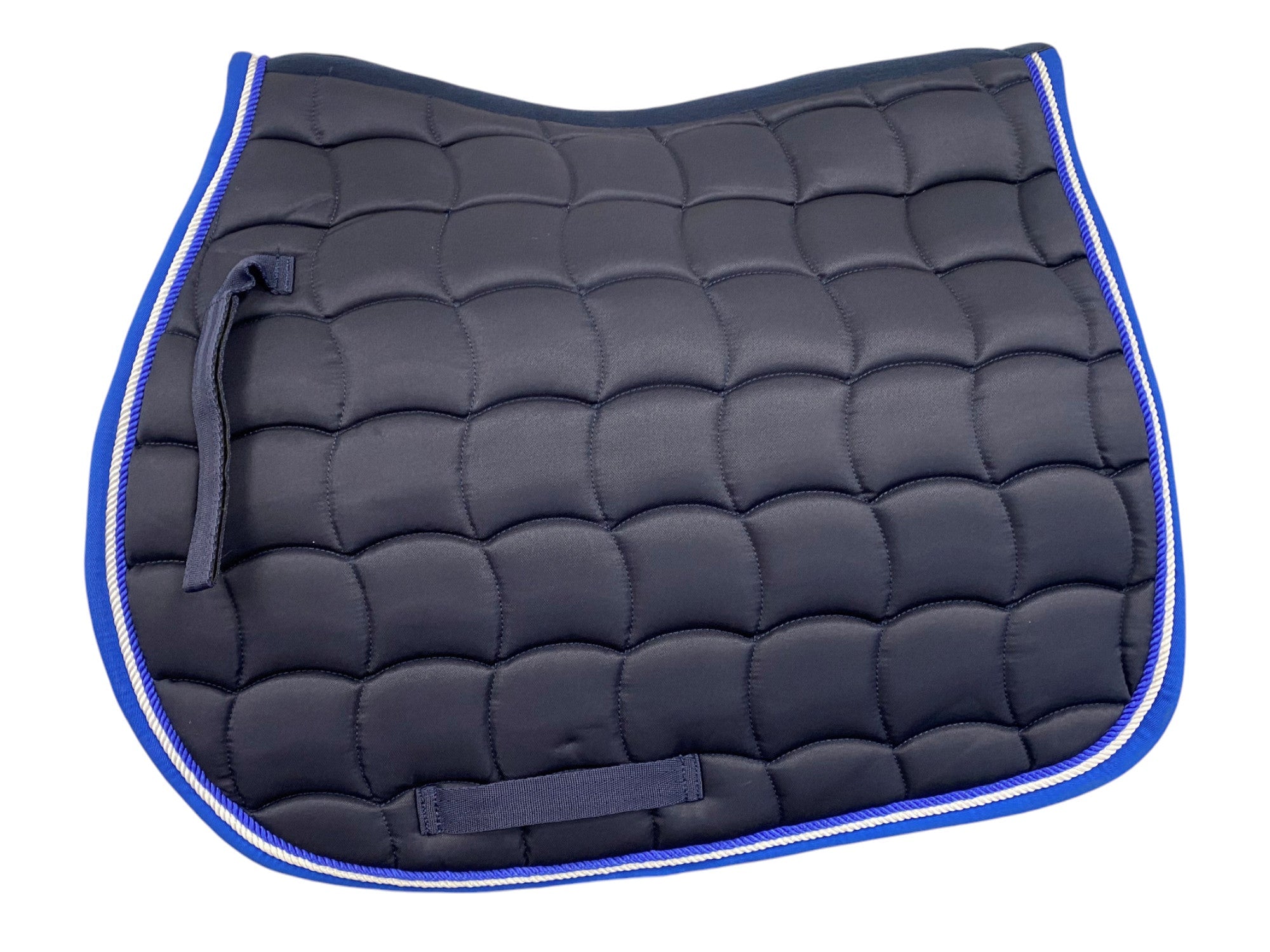 Turfmasters Piped Saddlepad Navy/Blue