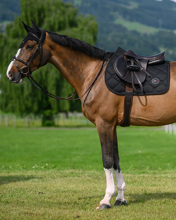 TH Liberty Jumping Saddle Pad Black Full