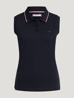 TH Wmn Cordova Sleeveless Polo Desert Sky
