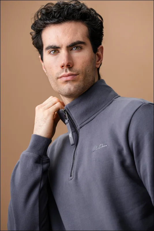 AA Mens Gabriel Quarter Zip Sweatshirt