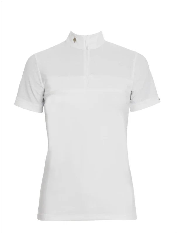 Alghero Competition Shirt With Zip - XL / White