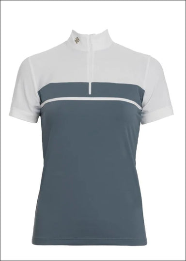 Alghero Competition Shirt With Zip - XS / Blue/White