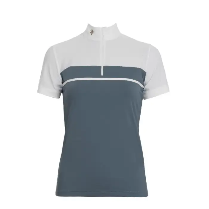 Alghero Competition Shirt With Zip - XS / Blue/White