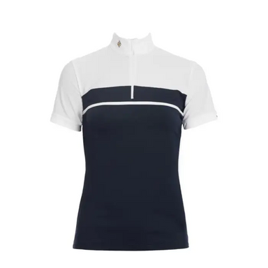 Alghero Competition Shirt With Zip - XS / Navy/White
