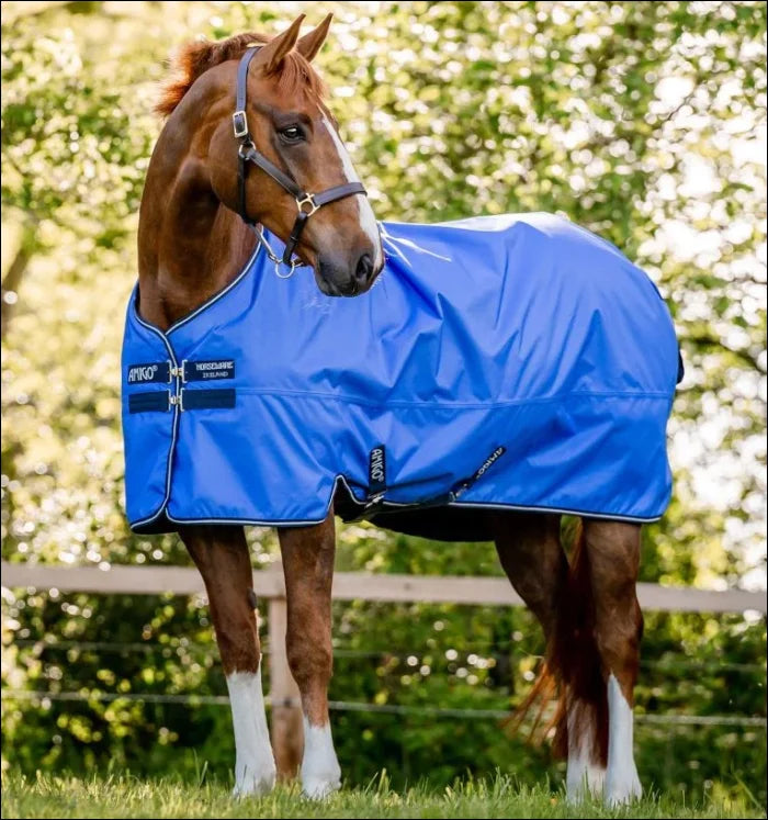 Amigo Hero Ripstop Original 50g Turnout Rug - Blue/Navy/Grey