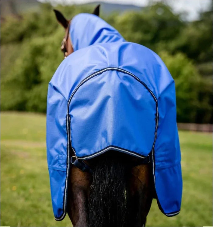 Amigo Hero Ripstop Plus 100g Turnout Rug Blue/Navy/Grey