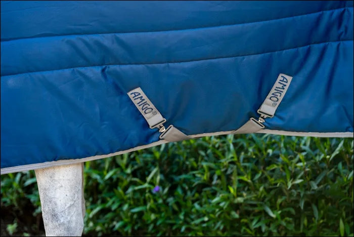 Amigo Ripstop Insulator Stable Rug 100g Navy/Grey