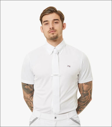 Antonio Mens short Sleeve Show Shirt - White