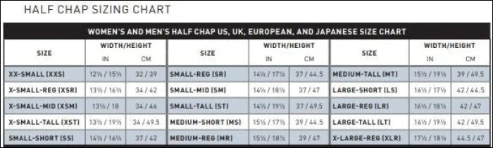 Ariat Ascent Half Chaps - Black Knit