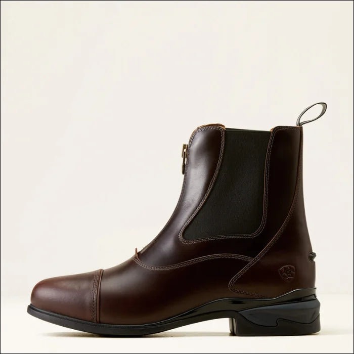 Ariat Mens Devon Zip Paddock Boots - Waxed Chocolate