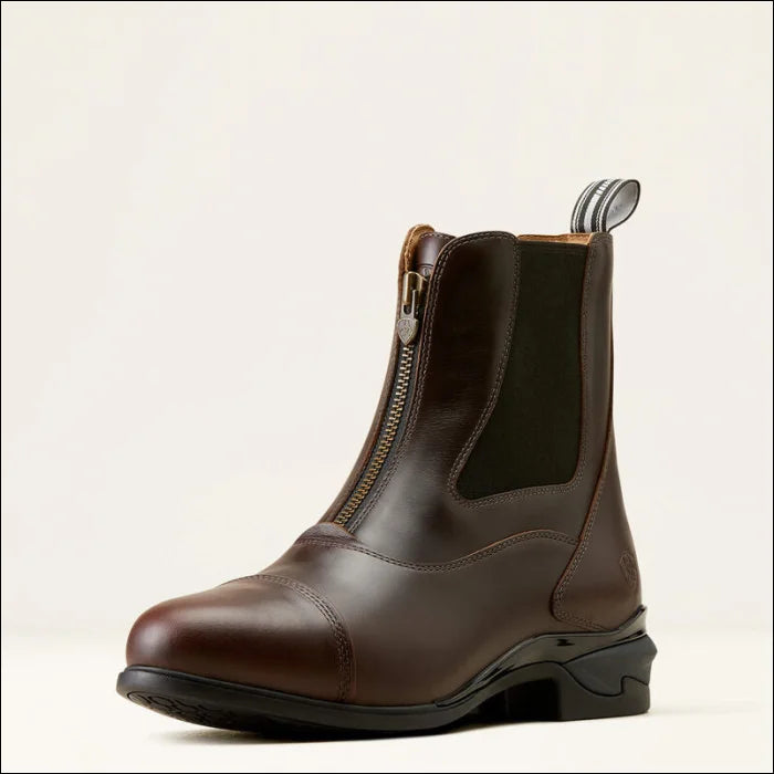 Ariat Mens Devon Zip Paddock Boots - Waxed Chocolate