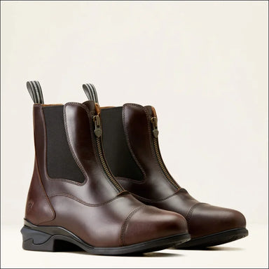 Ariat Mens Devon Zip Paddock Boots - Waxed Chocolate