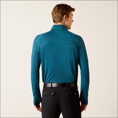 Ariat Men’s Lowell 1/4 Zip LS Baselayer - Reflecting Pond