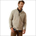 Ariat Mens Wilford 1/2 Zip Sweatshirt - Grey / Small