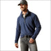 Ariat Mens Wilford 1/2 Zip Sweatshirt - Navy / Small