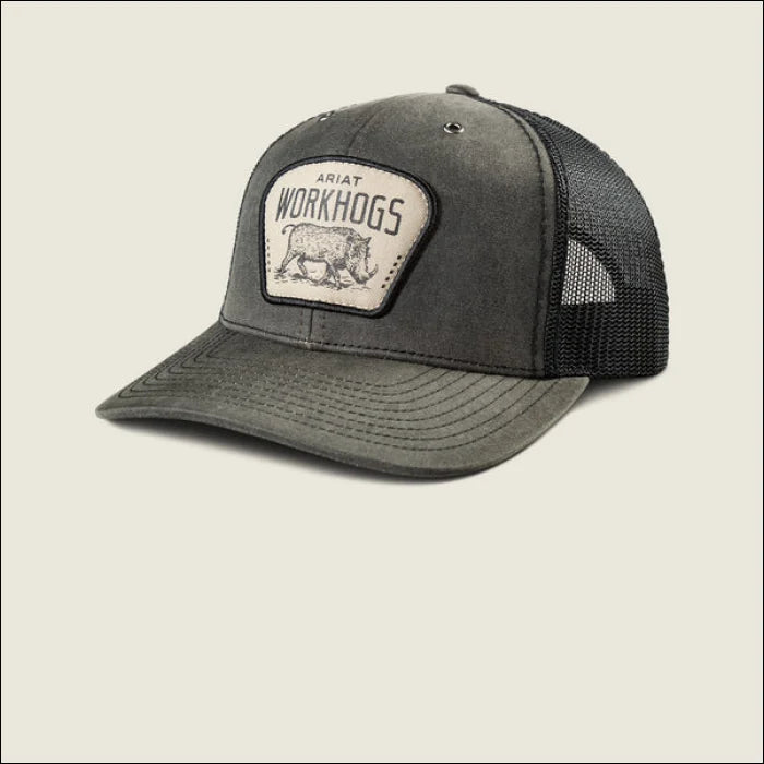 Ariat Men’s Workhog Patch Cap Charcoal