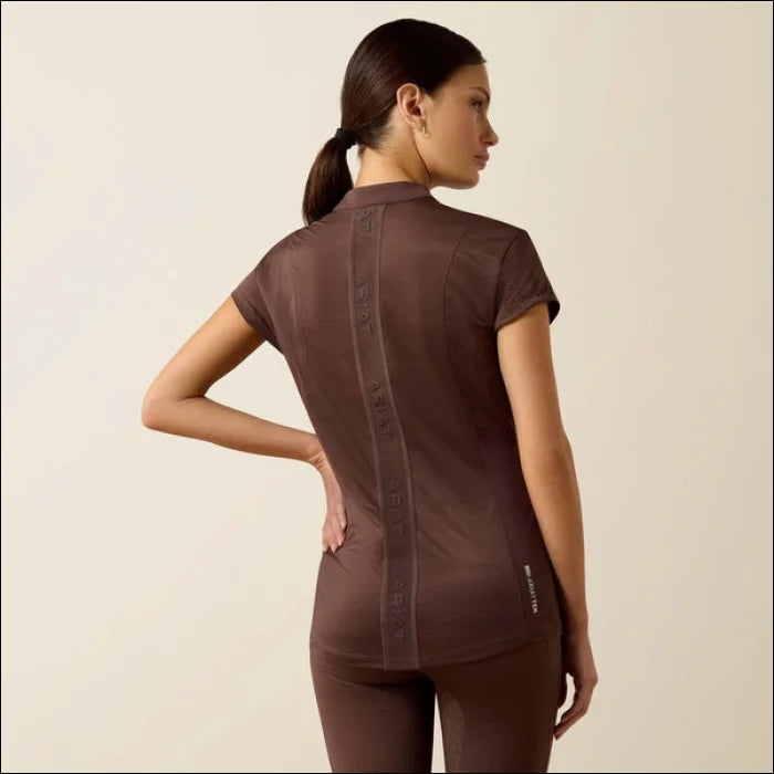 Ariat Women’s Breathe 1/2 Zip Cap Sleeve Baselayer