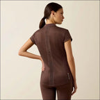 Ariat Women’s Breathe 1/2 Zip Cap Sleeve Baselayer