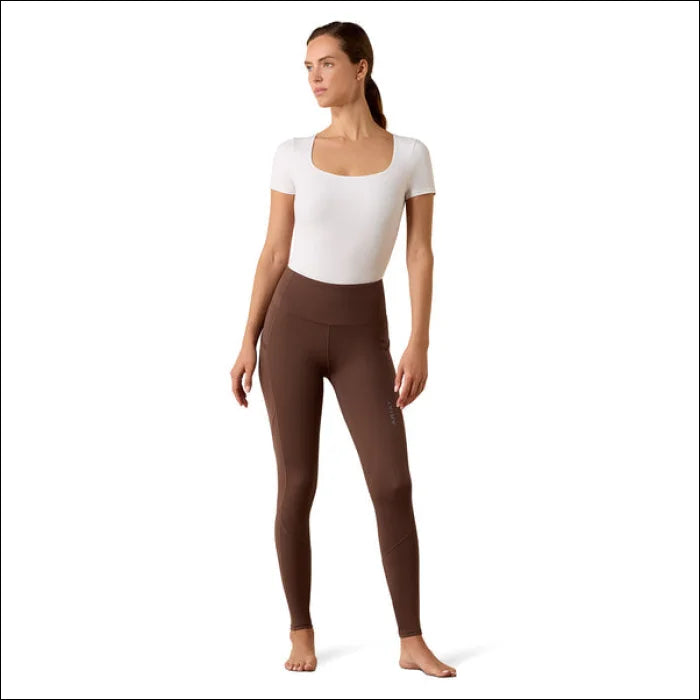 Ariat Women’s Breathe EOS Half Grip Tights Pommel Brown