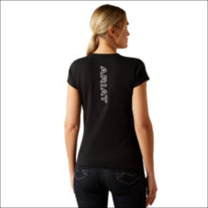 Ariat Womens BV Logo Short Sleeve T-Shirt - Black