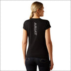 Ariat Womens BV Logo Short Sleeve T-Shirt - Black