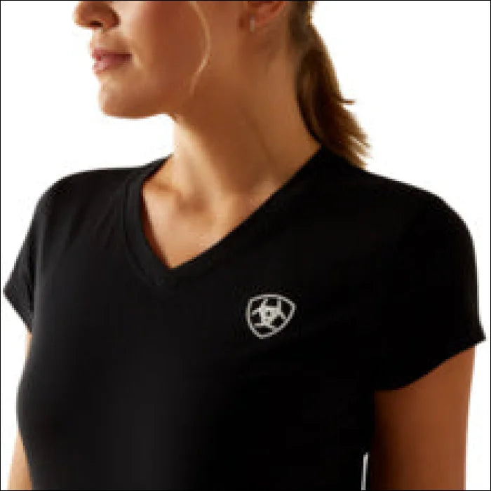 Ariat Womens BV Logo Short Sleeve T-Shirt - Black