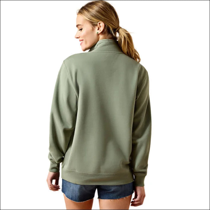 Ariat Women’s Foundation Logo 1/2 Zip Sweatshirt