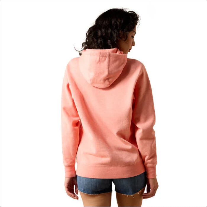 Ariat Women’s Logo 2.0 Hood Peach Amber Heather