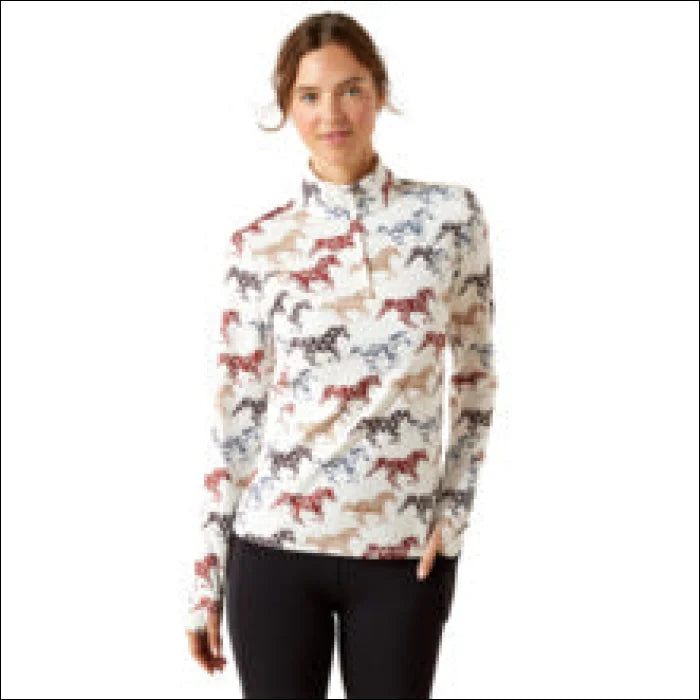 Ariat Womens Lowell 3.0 1/4 Zip Long Sleeve Baselayer