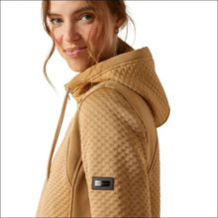 Ariat Womens Radiance Full Zip Sweatshirt - Tiger’s Eye