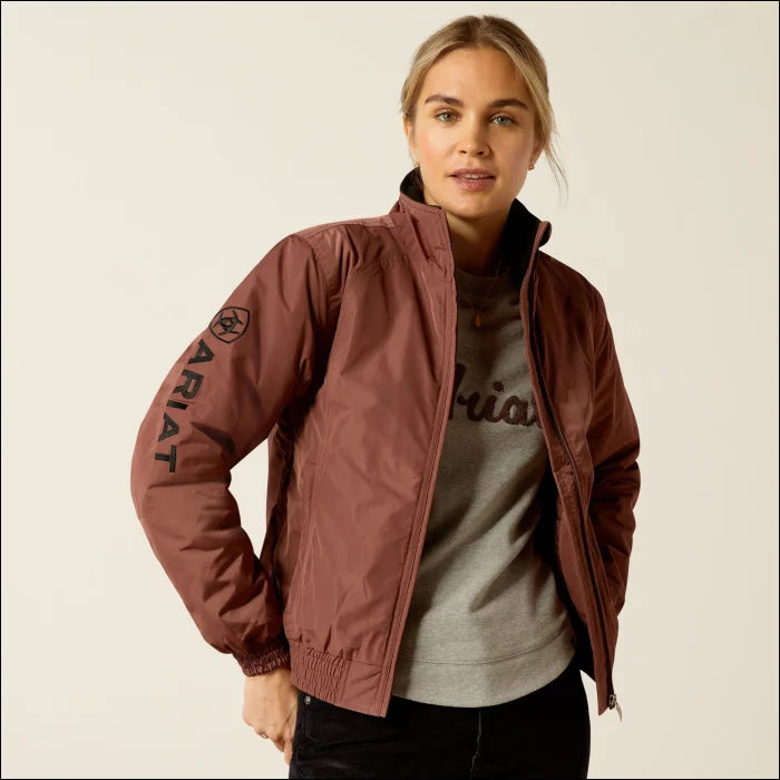 Ariat Womens Stable Insulated - Jacket Marron