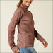 Ariat Womens Tek Team 1/2 Zip Sweatshirt - Twilight Mauve