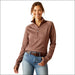 Ariat Womens Tek Team 1/2 Zip Sweatshirt - Twilight Mauve