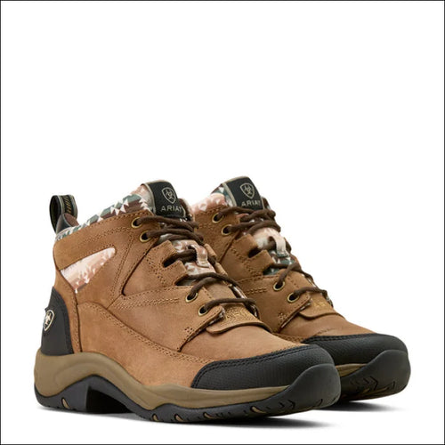 Ariat Wms Terrain Dark Tan/Natural Southwest Print