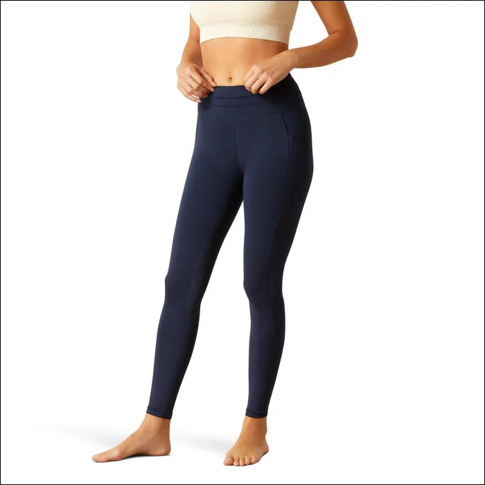 Ariat Womens Eos 2.0 Full Seat Tights - Navy Eclipse