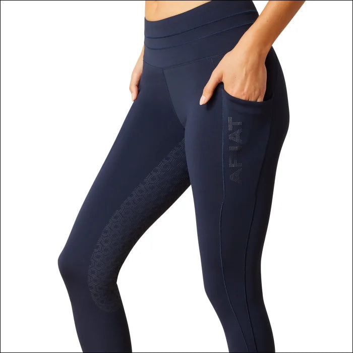 Ariat Womens Eos 2.0 Full Seat Tights - Navy Eclipse