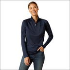 Ariat Women’s Sunstopper 3.0 Long Sleeve Baselayer - Navy