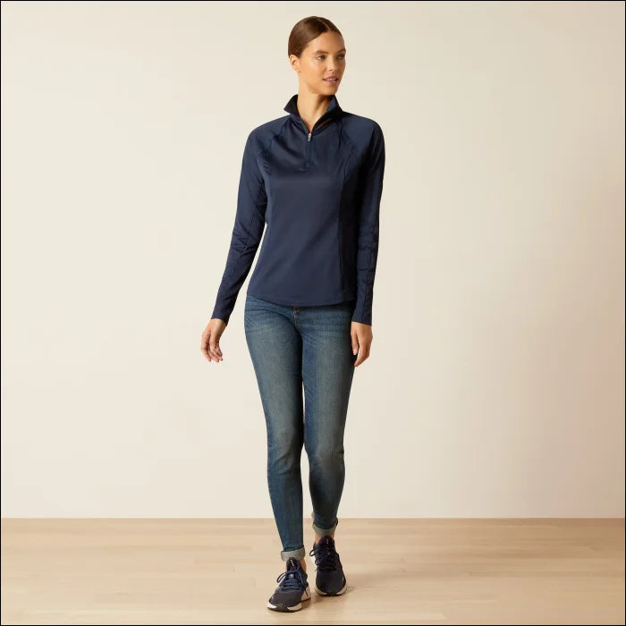 Ariat Women’s Sunstopper 3.0 Long Sleeve Baselayer - Navy