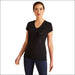 Ariat Women’s Vertical Logo V Short Sleeve T-shirt - Black