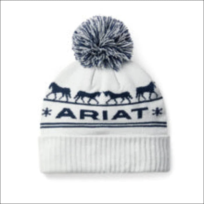 Ariat Womens Apres Ski Beanie - Off White