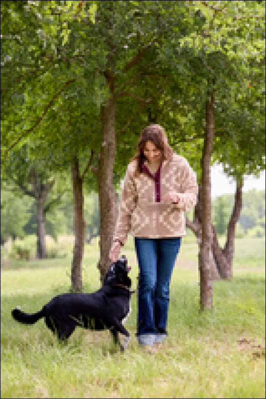 Ariat Womens Berber Snap Front Sweatshirt - Lone Ridge Print