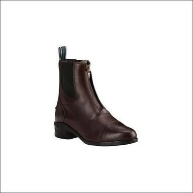 Ariat Womens Heritage Zip Short Boots - Chocolate