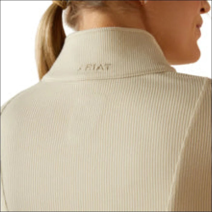 Ariat Womens Lucent 1/4 Zip Baselayer - Pelican